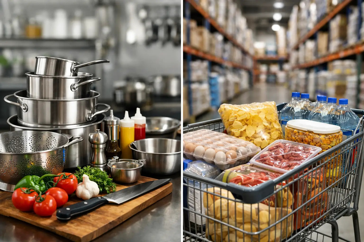 Restaurant Supplies vs Wholesale Clubs
