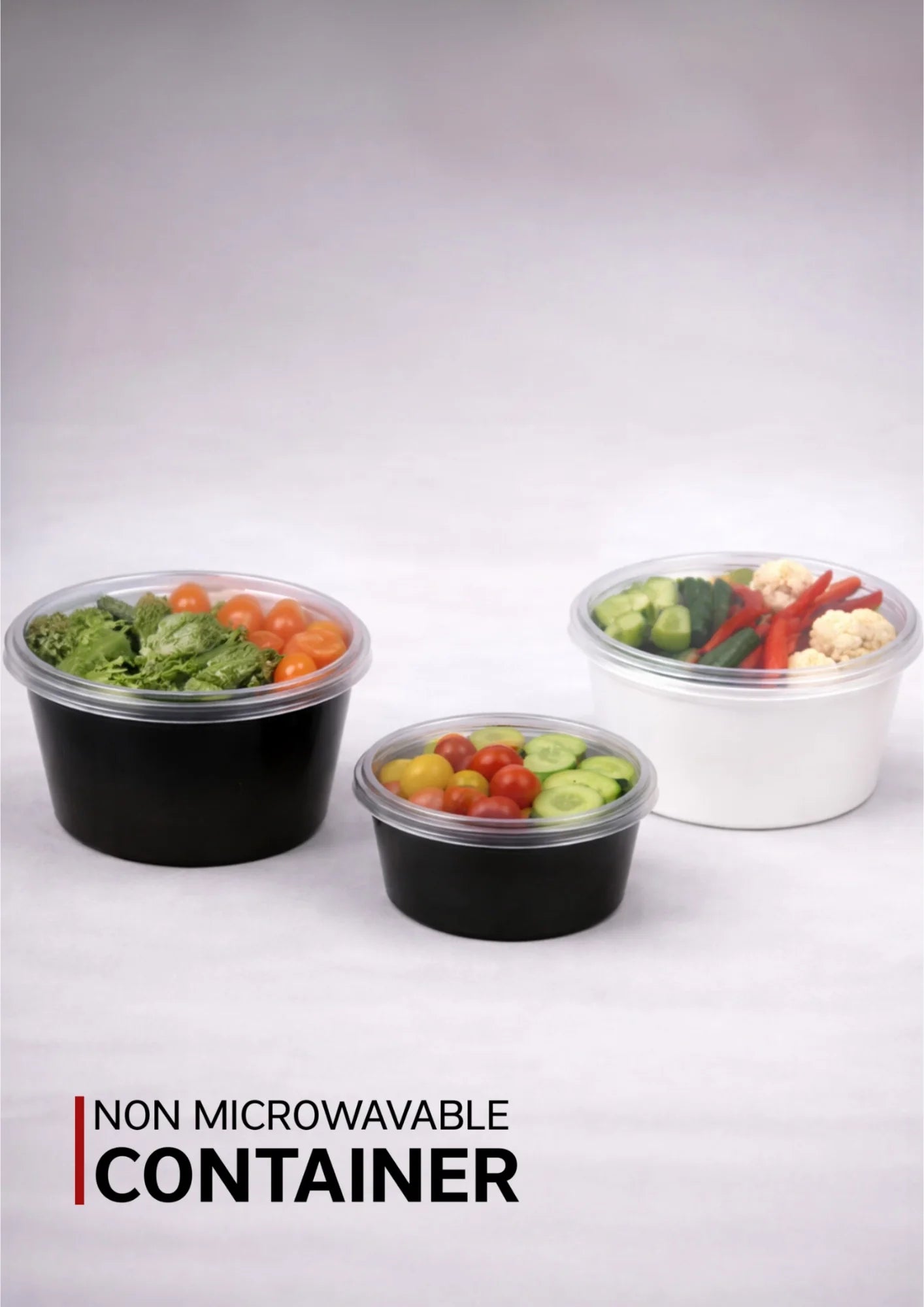 NON MICROWAVABLE CONTAINER