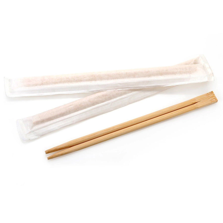 WOODEN CHOP STICK PAPER WRAPPED (1X100PCS)