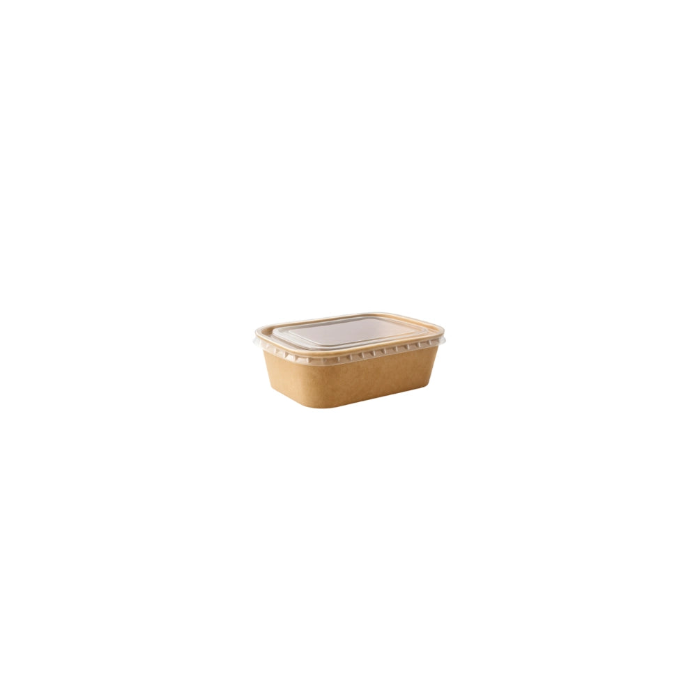 KRAFT, RECTANGULAR + LID (25 PCS)