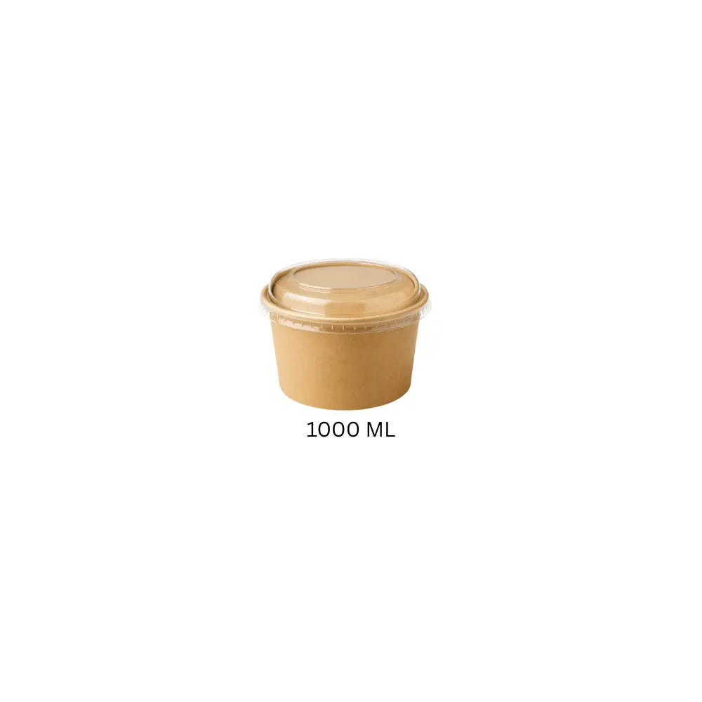 KRAFT, ROUND + LID