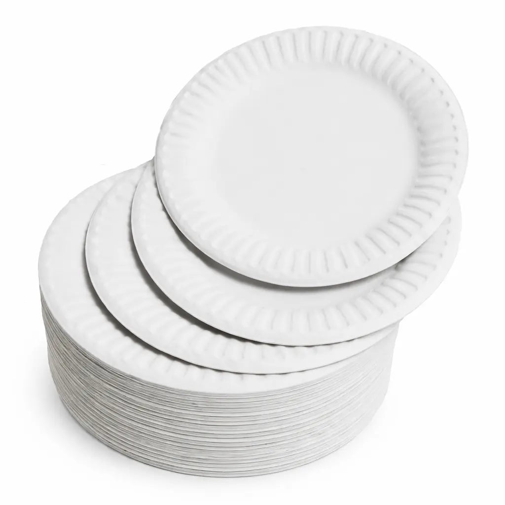 PLASTIC PLATE, 7" P18 (1*25 PCS)