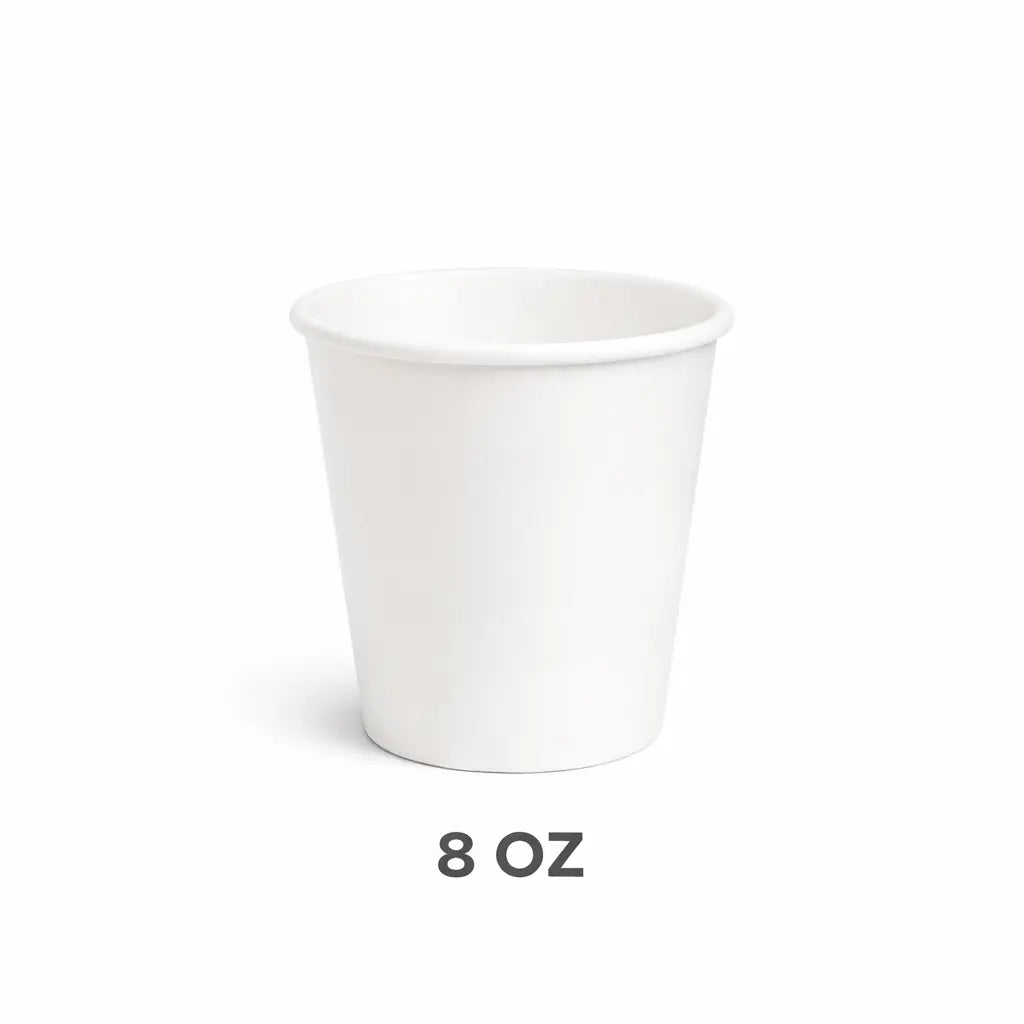 PAPER CUP, WHITE (50 PCS)