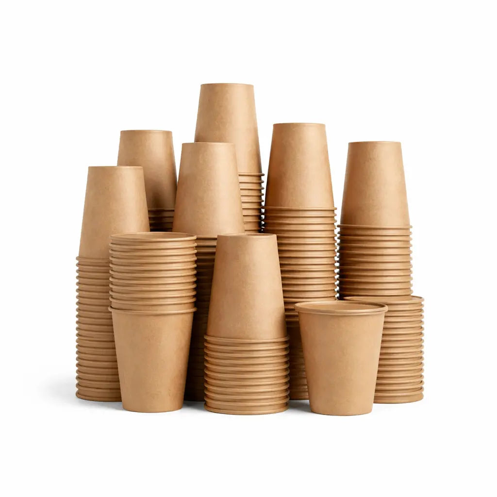 PAPER CUP,  KRAFT (50 PCS)