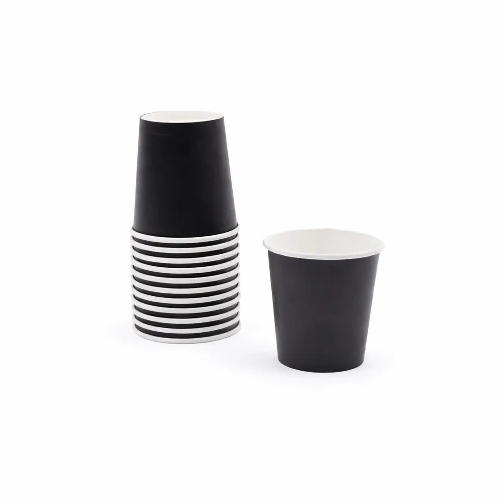 PAPER CUP, BLACK (50 PCS)