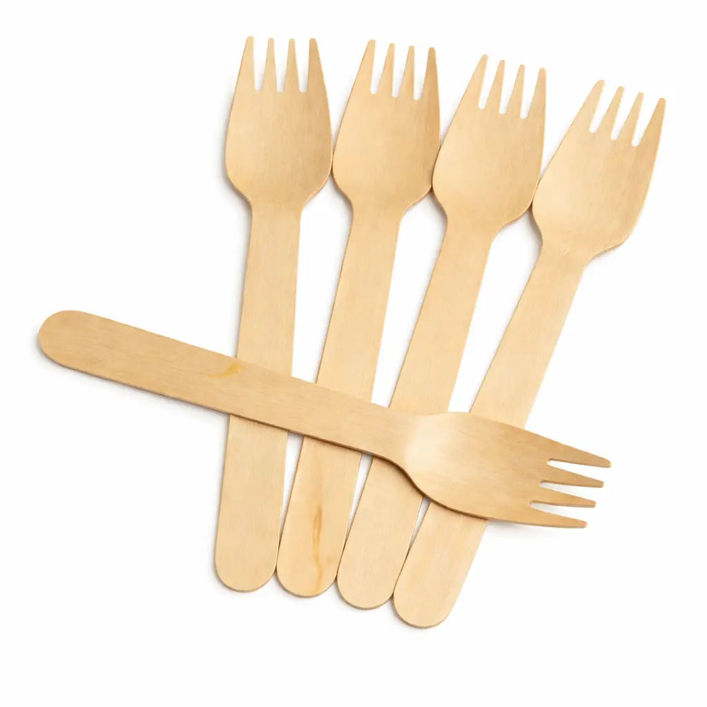 WOODEN FORK (50 PCS)