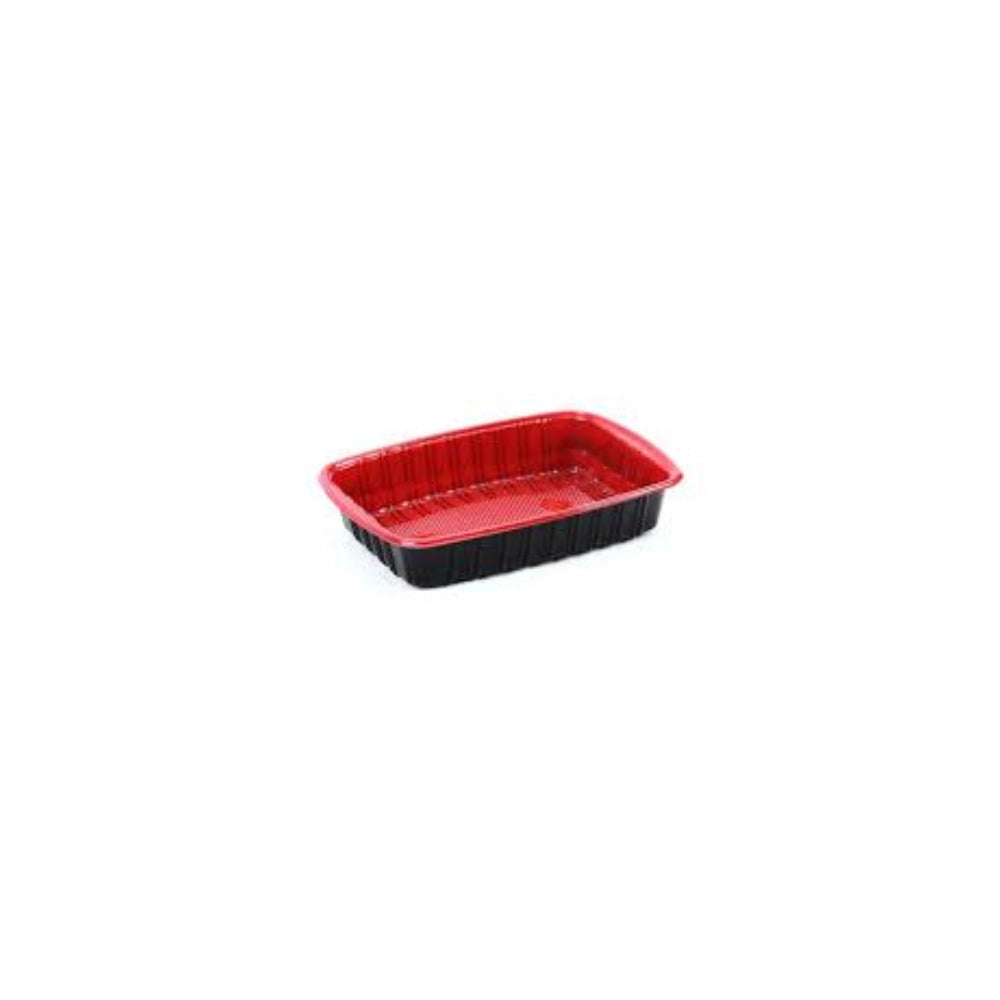 M/W, RED AND BLACK, 750 ML, RECT (10 PCS)