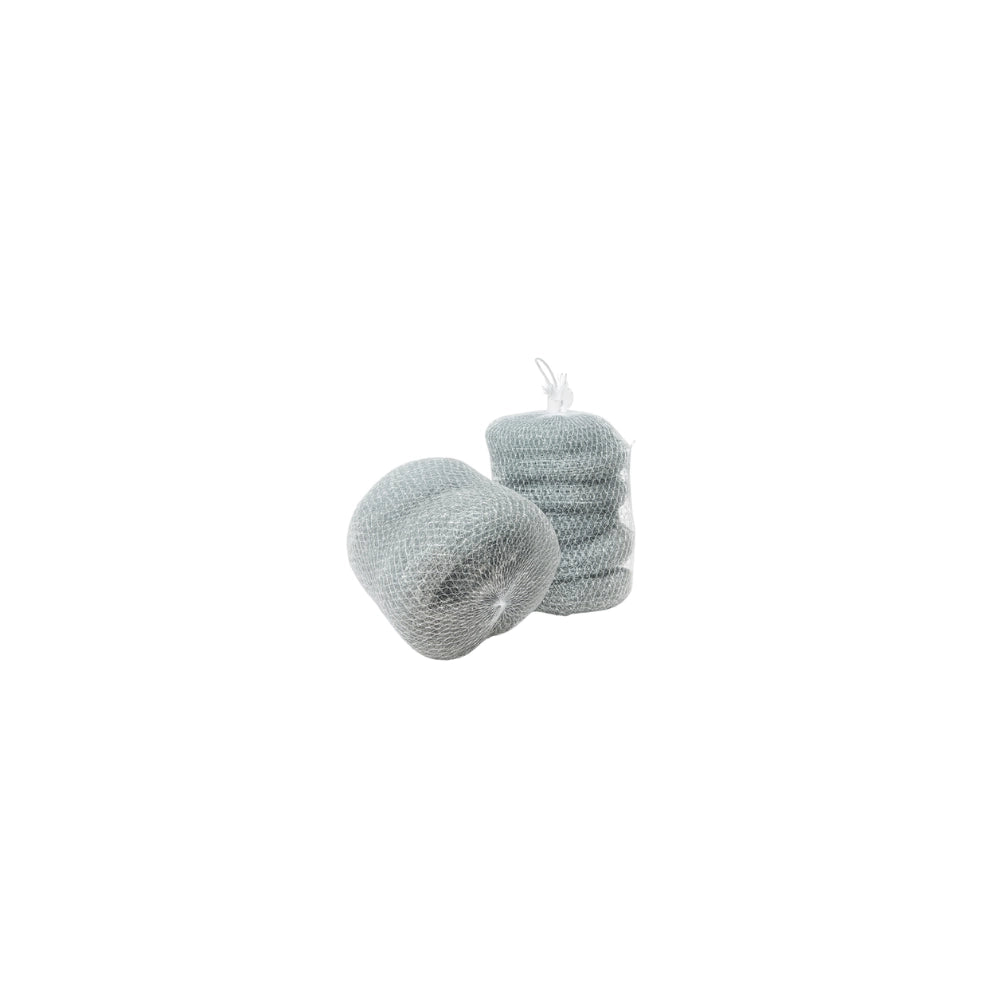 METAL SCOURER/STEEL WOOL (10 PCS)
