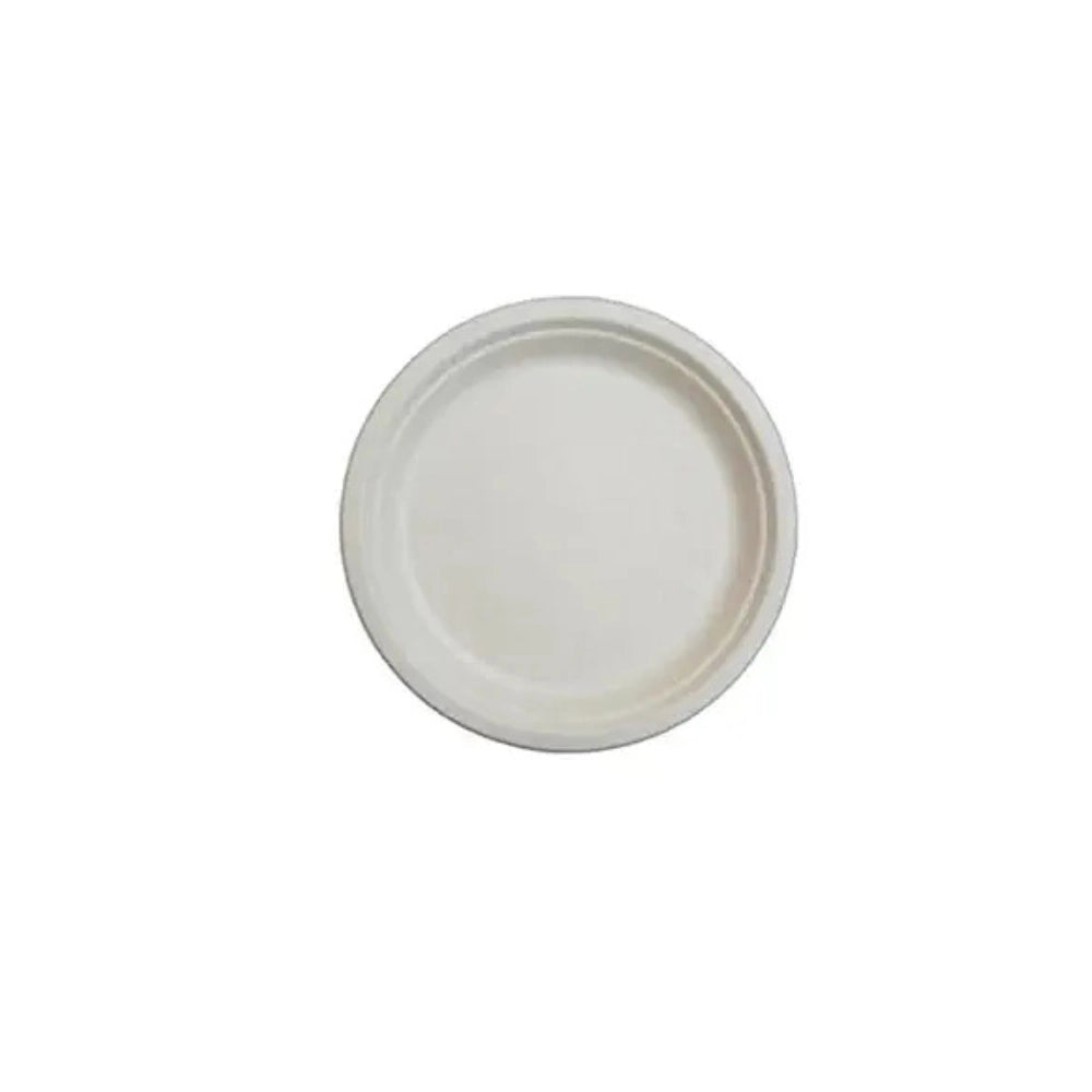 SUGARCANE, PLATE, ROUND (25 PCS)