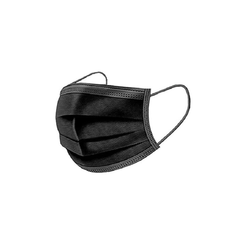 FACE MASK, BLACK (50 PCS)