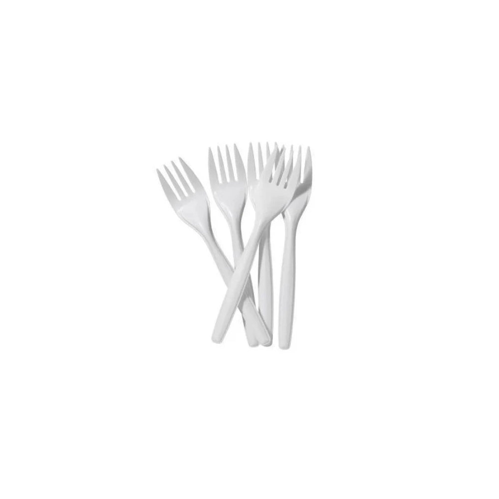 FORK, WHITE, NORMAL (50PCS)