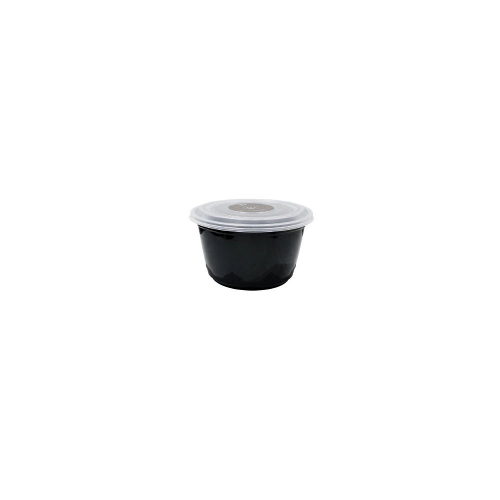 M/W, 450ML BLACK ROUND (10 PCS)