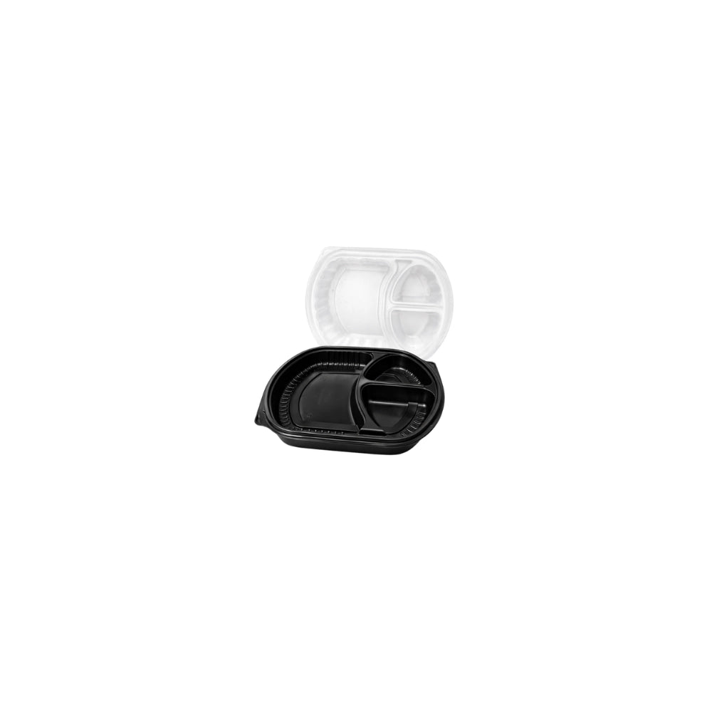 M/W, BLACK BASE, 3 COMP (10 PCS)