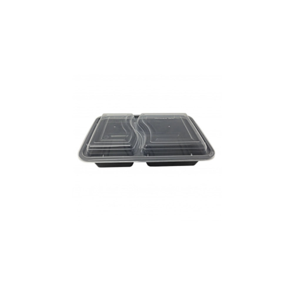 M/W, BLACK BASE, RE-32,2 COMPARTMENT (10 PCS)
