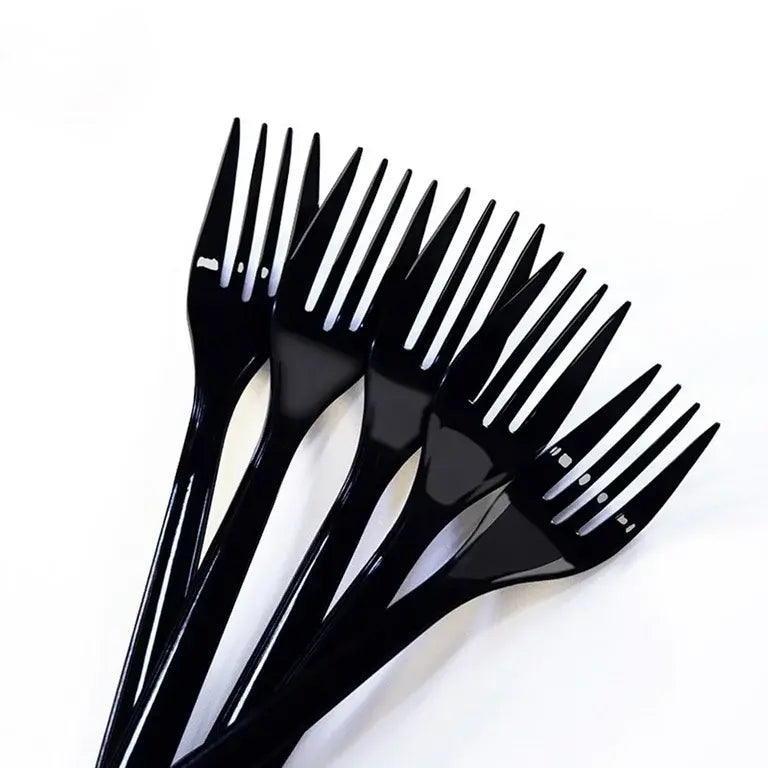 FORK, BLACK HD (50PCS)